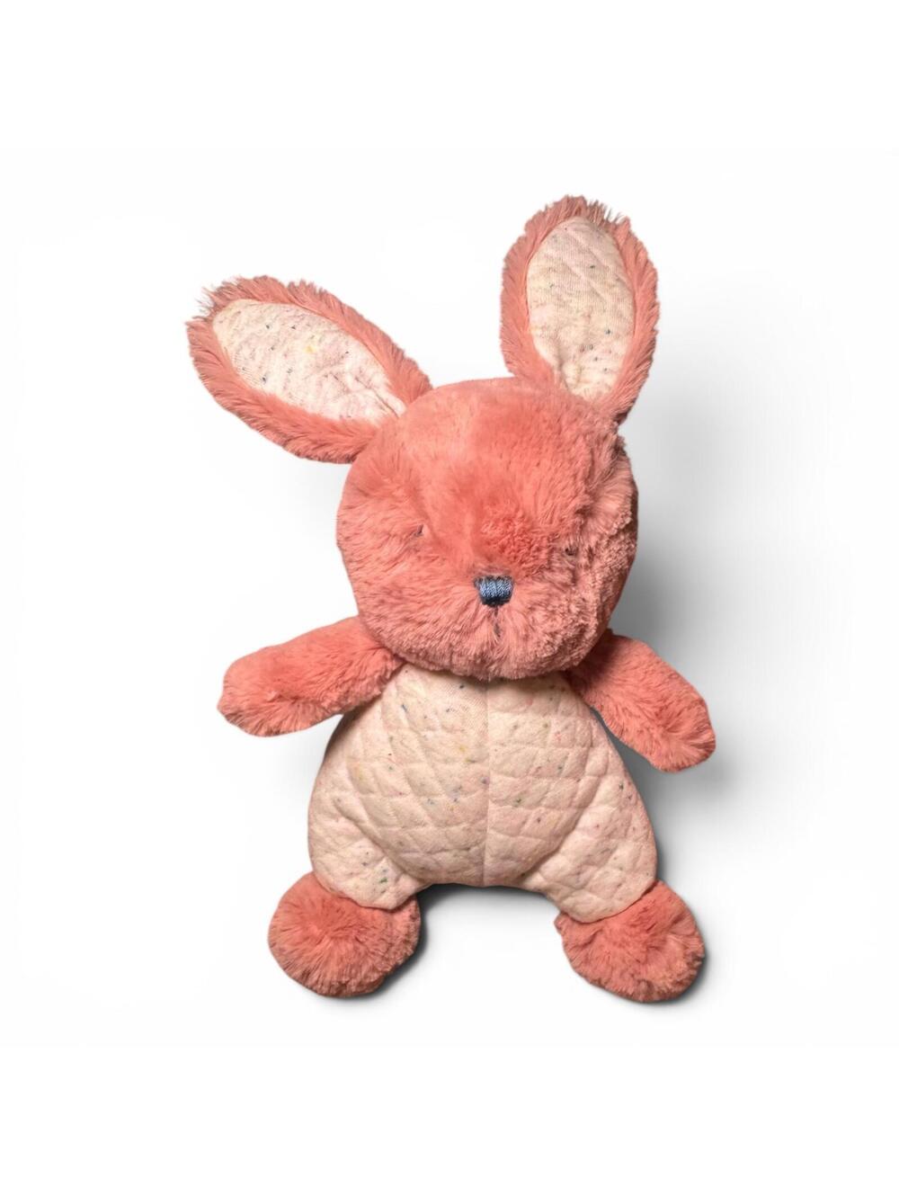 GUND Oh So Snuggly Bunny Small Plush Stuffed Animal Pink and Cream
